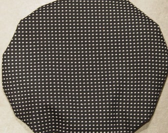 Shower cap for adults - Adult shower cap - Black speckled