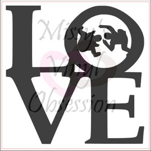 Wrestling Love Decal for Car, Laptop, notebook, etc.