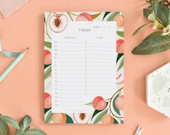 Agenda quotidien A5, liste de tâches, agenda quotidien, tâches quotidiennes, productivité, non daté, bloc de bureau, travail à domicile, agenda de travail, papeterie