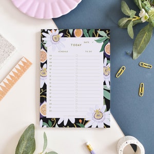 A5 Daily Planner Pad, To Do List, Everyday Planner, Daily Tasks, Productivity, Undated, Desk Pad, Work from Home, Work Planner, Stationery