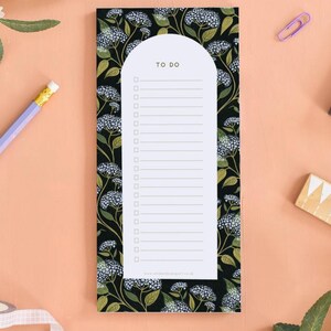 Viburnum - Lista delle cose da fare, Blocco note, Blocco per appunti, Agenda giornaliera, Appunti, Cancelleria, Lista di controllo, Insegnante, Regalo per lei, Blocco per scrivere, Tappetino da scrivania