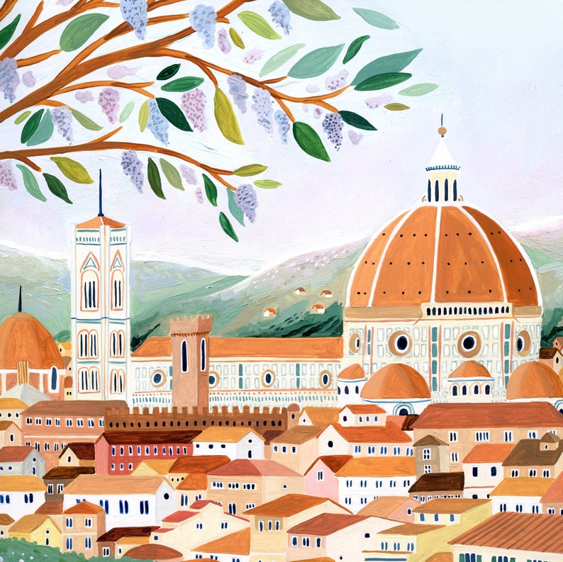 Florence Art Print, Santa Maria Del Fiore Cathedral, Italy Wall Art, Travel Gift, Travel Poster, Europe Print, Tuscany Print, Housewarming image 5