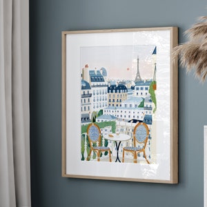 Paris Art Print, Eiffel Tower Wall Art, France, Parisian Poster, Paris Decor, Paris Gift, Travel Gift, Travel Poster, Europe, Housewarming image 3