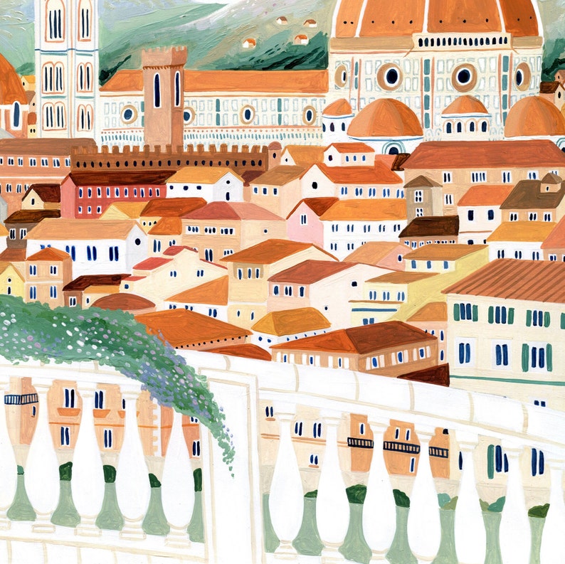 Florence Art Print, Santa Maria Del Fiore Cathedral, Italy Wall Art, Travel Gift, Travel Poster, Europe Print, Tuscany Print, Housewarming image 6