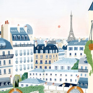 Paris Art Print, Eiffel Tower Wall Art, France, Parisian Poster, Paris Decor, Paris Gift, Travel Gift, Travel Poster, Europe, Housewarming image 7