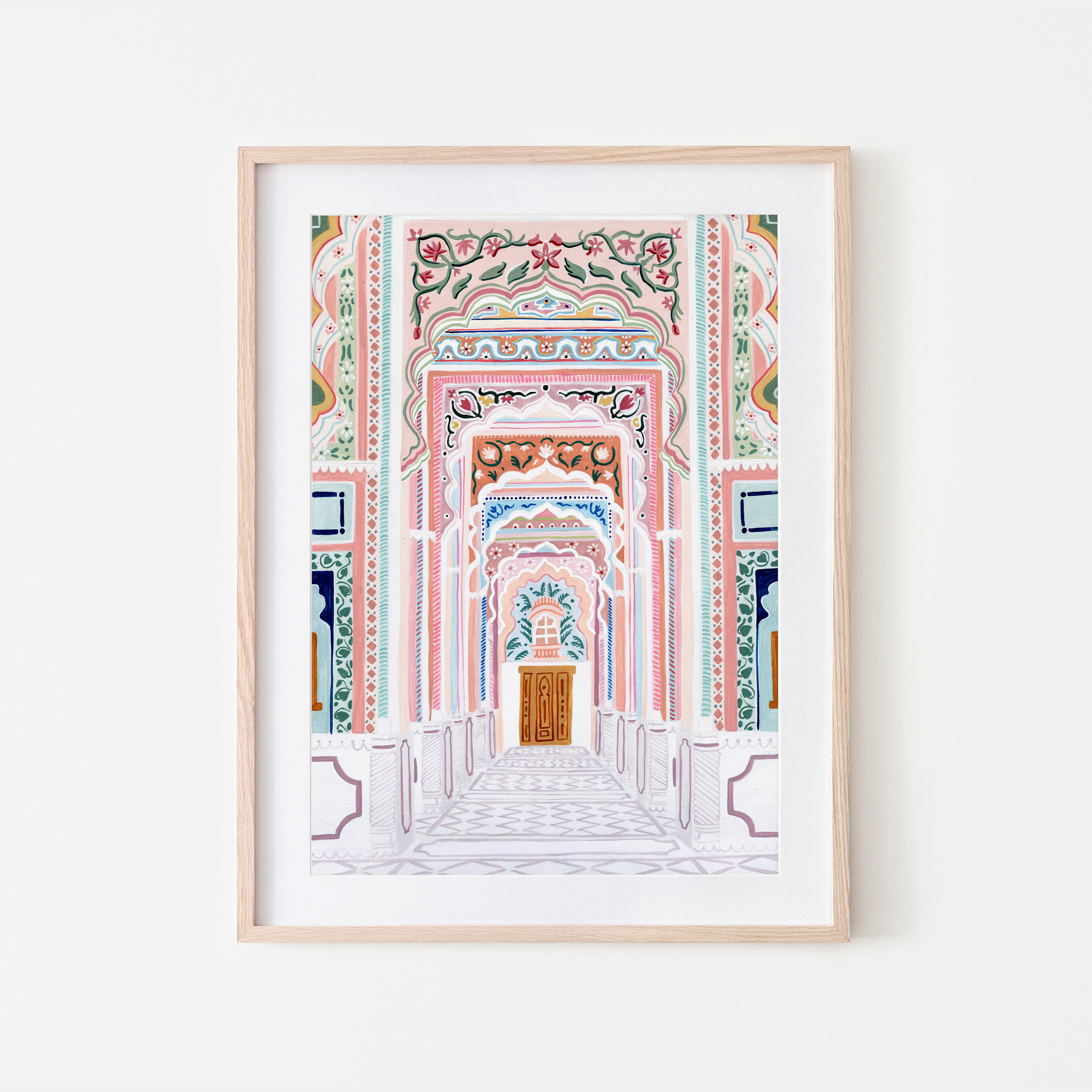 Patrika Gate, Jaipur Art Print, India Art Print, Travel Print, Travel Poster, Home Decor, Wedding Gift, Housewarming Gift, Anniversary Gift