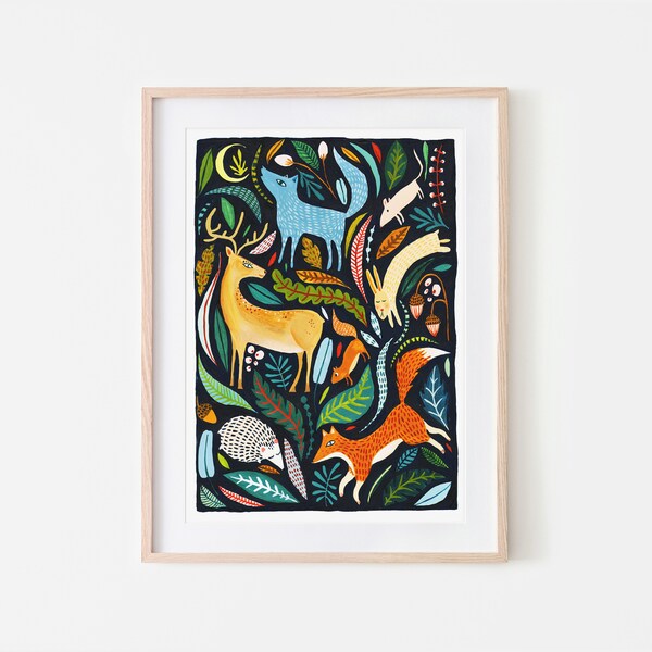 Nursery Folk Art Etsy