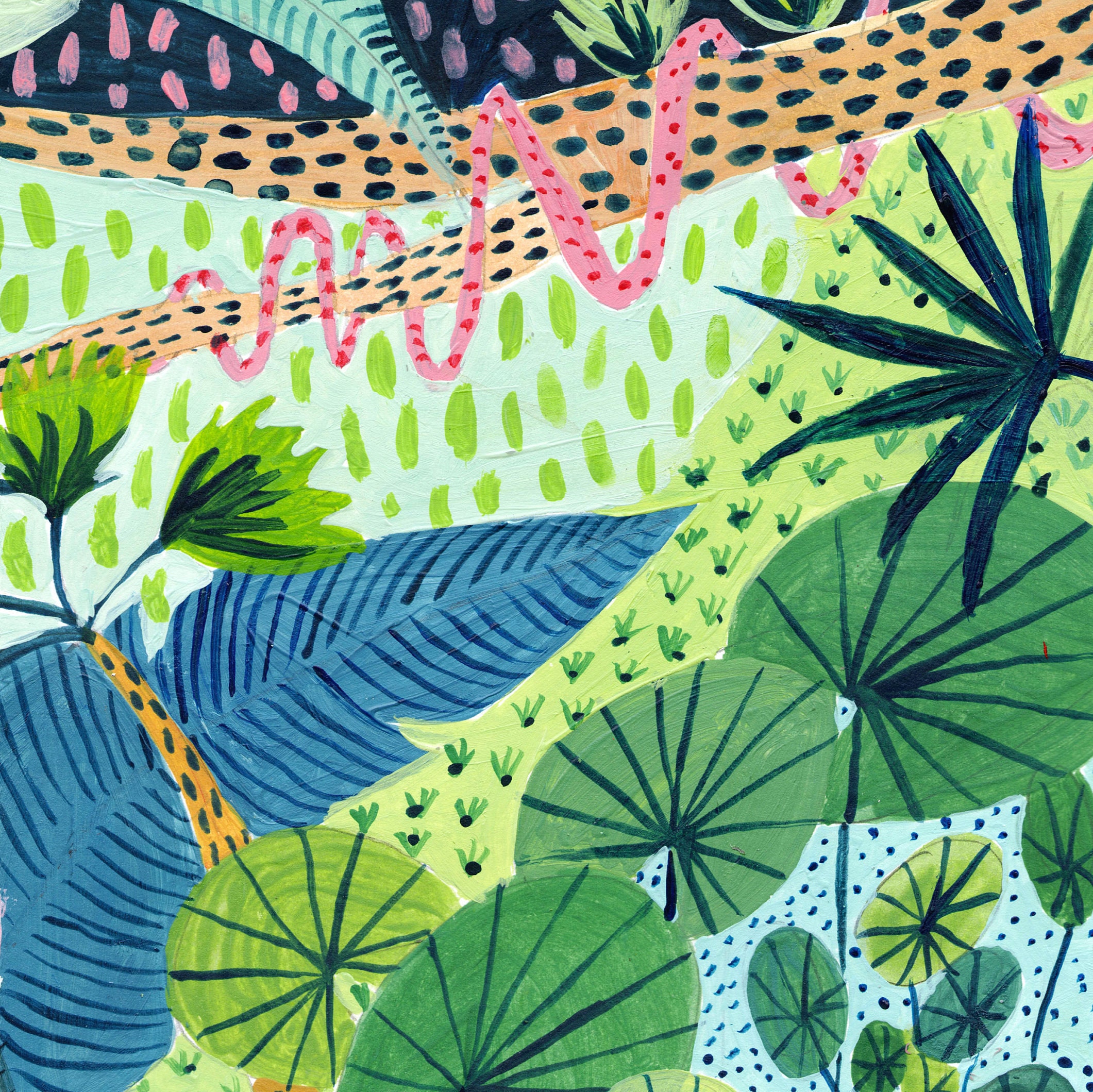 Jungle / Botanical Illustration / Jungle Print / Tropical / - Etsy UK