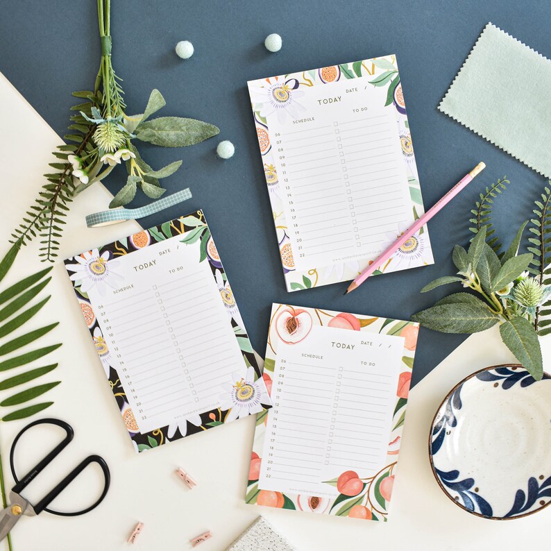 A5 Daily Planner Pad, to Do List, Everyday Planner, Daily Tasks ...