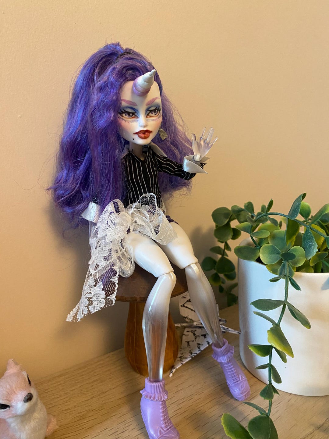Handmade Ooak Rarity My Little Pony Monster High Repaint Art Doll - Etsy