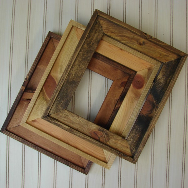 Farmhouse Picture Frames, Tastefully Rustic, Stained, 4x6, 5x7, 8x10 and More (WBPP)