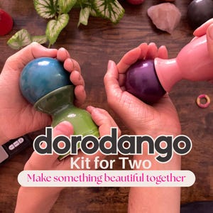 Dorodango for Two – Japanese Mindfulness Craft Kit | Shared Activity for Couples, Friends & Family | Screen-Free