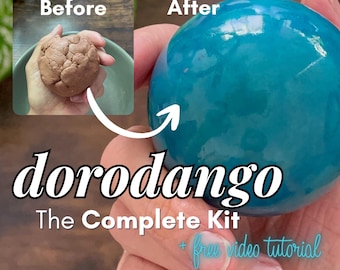 Anfänger Dorodango Kit - Erstellen Sie Spiegelglanz japanische Schlammbälle zu Hause