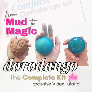 Kit Dorodango – Crea bolas de barro brillantes – Kit de manualidades para principiantes. Actividad sin pantallas.