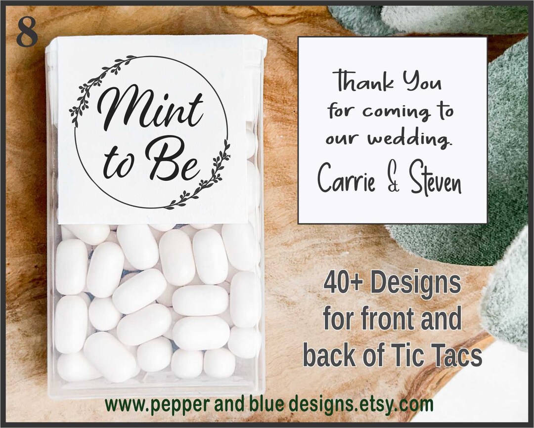 Mint to Be Wedding Favors Lifesavers Mints for Guests Bulk Personalized ...