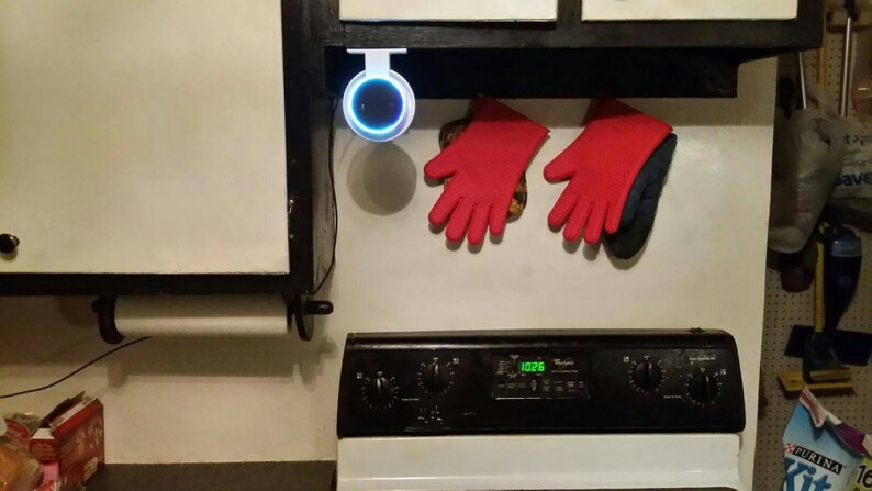Amazon Echo Dot 1st Gen Under Counter Wall Or Ceiling Mount High Quality 3d Printed With Mounting Screws Available In Assorted Colors