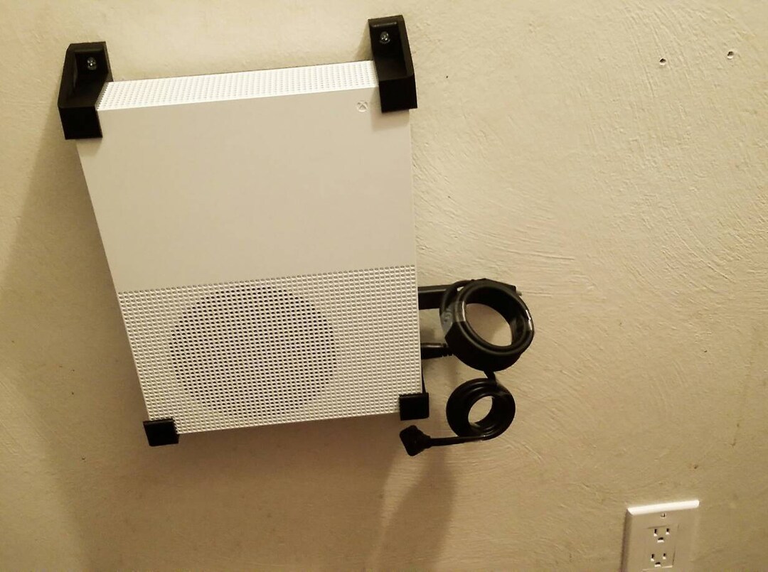 XBOX ONE S Wall Mountswith Mounting Screws black or White Etsy