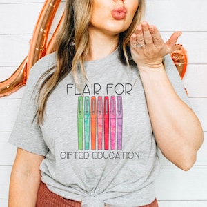 Gifted and Talented Teacher, Special Education Teacher Shirt Gifted Education, GT Teacher, GT shirt, Flair Shirt
