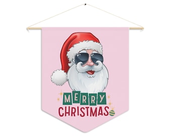 Feliz Navidad porche signo de Navidad Banderín Aula Decoraciones Aula Tapiz Aula Puerta Signo Balcón Feliz Banner Decoración