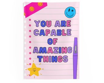 Tapiz de profesor, cita de clase, increíble decoración de pared, decoración universitaria, póster, linda pancarta escolar, póster de clase, puerta positiva, bandera de puerta de clase, bienvenida