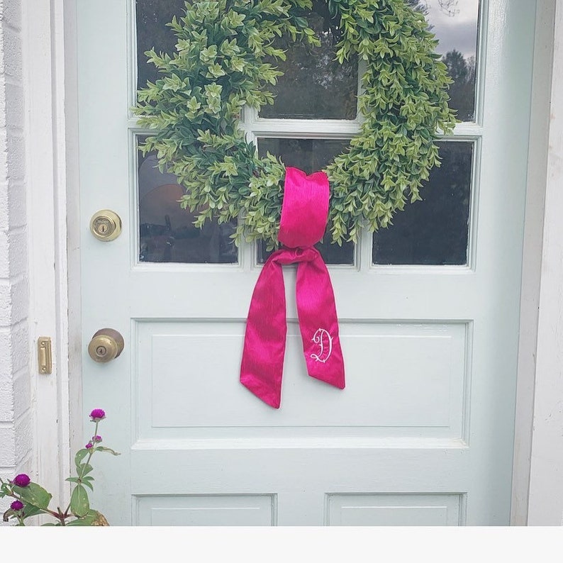 Wreath Sash Etsy