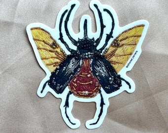 Pegatina de escarabajo