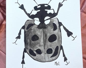 Lámina de arte de mariquita