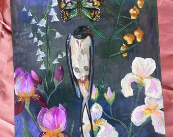 Lámina de arte "La golondrina"