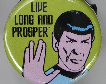 Star Trek Spock &quot;Live Long and Prosper&quot; badge reel