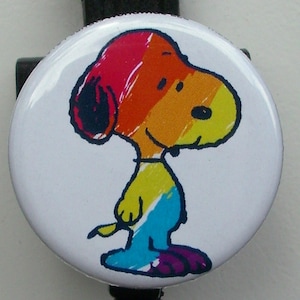 Peanuts &quot;Pride&quot; Snoopy badge reel