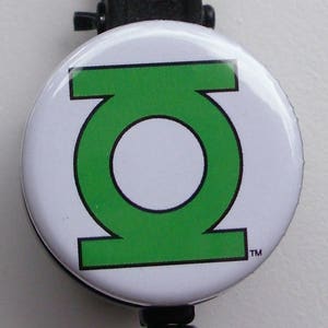 DC classic "Green Lantern" logo badge reel