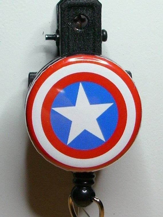 Logo captain America Badge Reel 