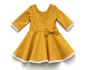 mustard baby girl clothes