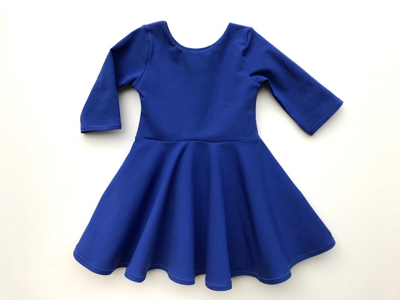 Lime green Twirl Dress Toddler Twirly Dress Monochrome Dress Baby Dress -Toddler Dress Baby Girl Twirl Dress Solid Girls dresses