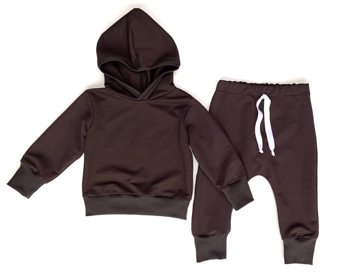 brown matching sweatsuit
