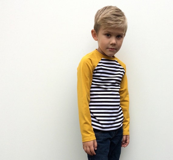 Black and mustard yellow shirt Clearance