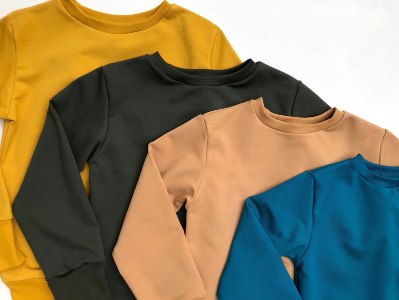 Red Sweatshirt Toddler Red Shirt Solid Sweatshirts kids Etsy