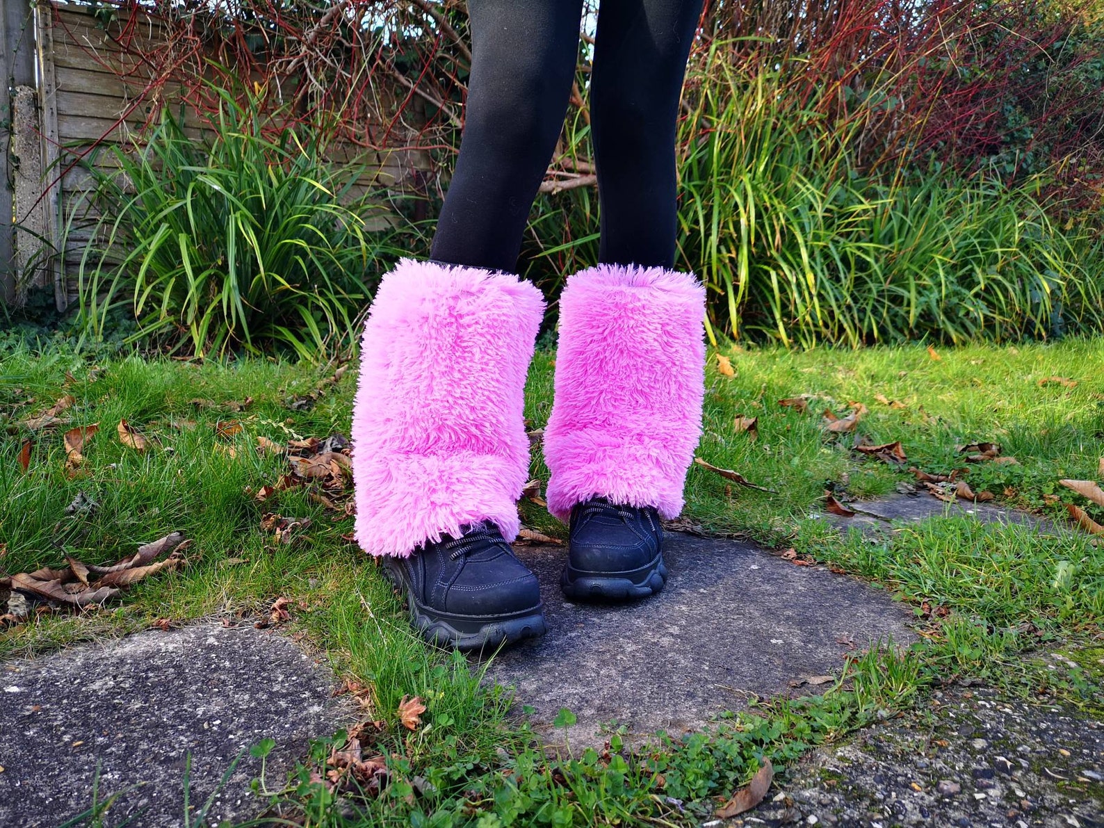 Fluffy leg warmers furry leg warmers rave fluffies winter Etsy