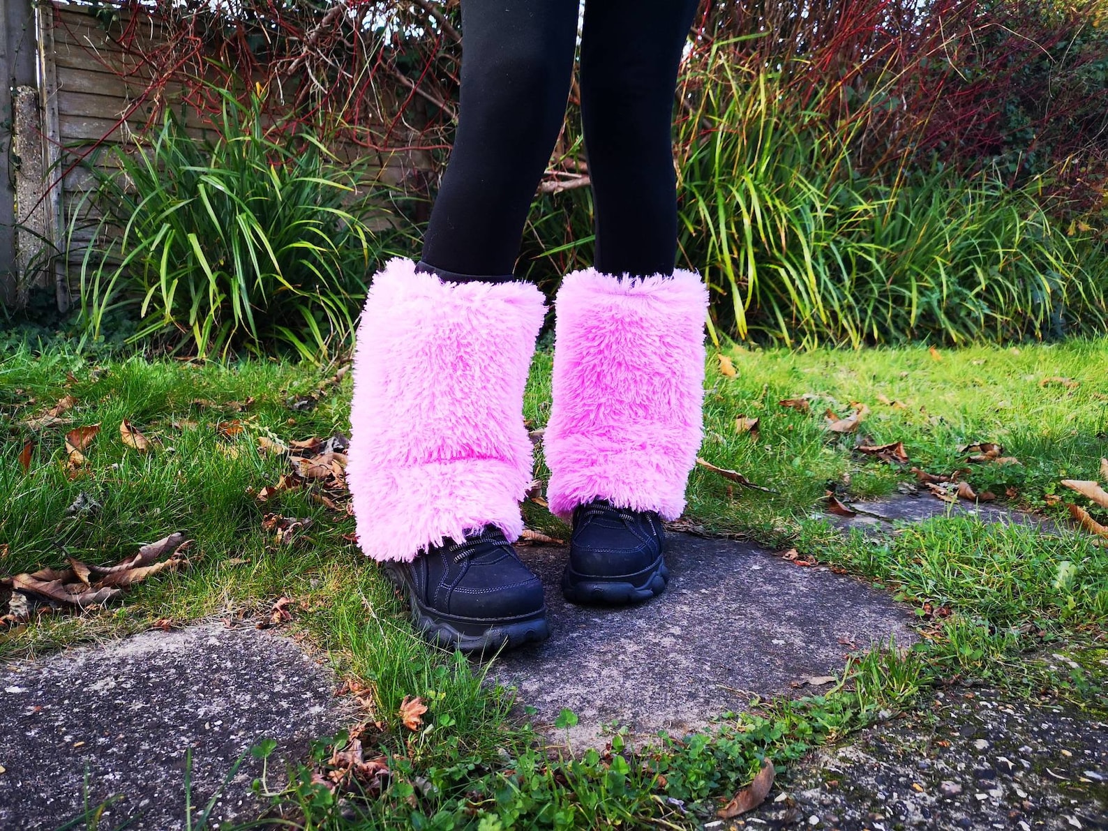 Fluffy leg warmers furry leg warmers rave fluffies winter Etsy