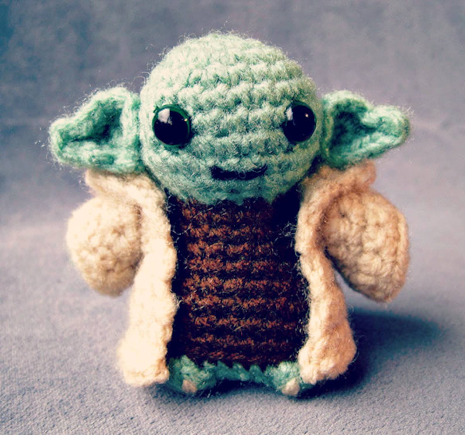 Йода амигуруми схема вязания