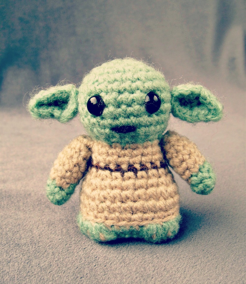 Йода амигуруми схема вязания