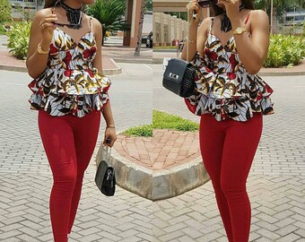 peplum tops ankara styles