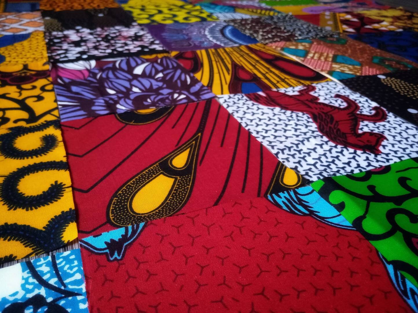 Charm Squares African Print Fabrics Precut Fabric Squares Etsy