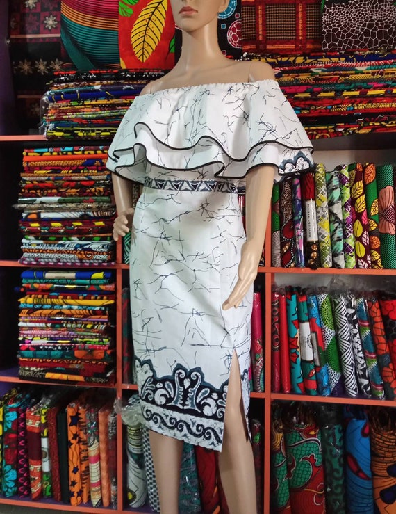 Ankara Print Dress Ankara Dress Short Dress African Dress | Etsy