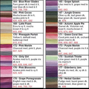 Lizbeth Thread by Color 164-179