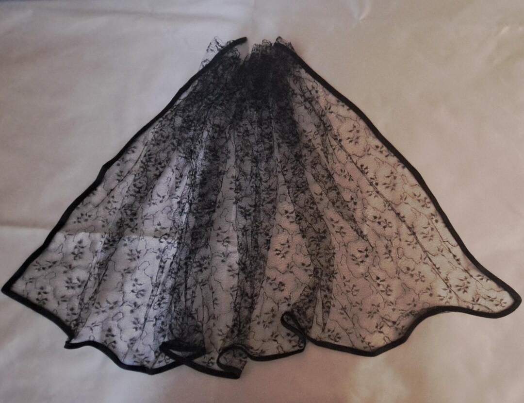 Black FEATHERWEIGHT Lace Panel - Etsy