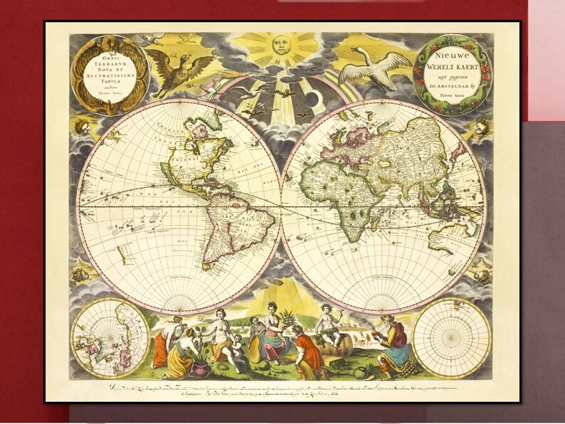 Old World New World Map
