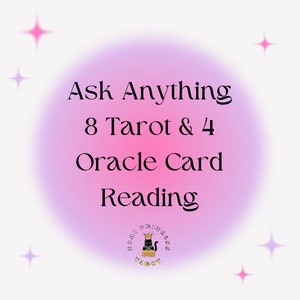 ASK ANY Question Tarot Reading w/ Written Interpretation (no video)