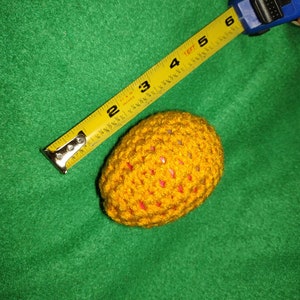 11 Piece Golden Eggs Crochet Shaky/Rattle/Stash Ferret or Pet Toys Eggs Play Bulk Set10 image 8