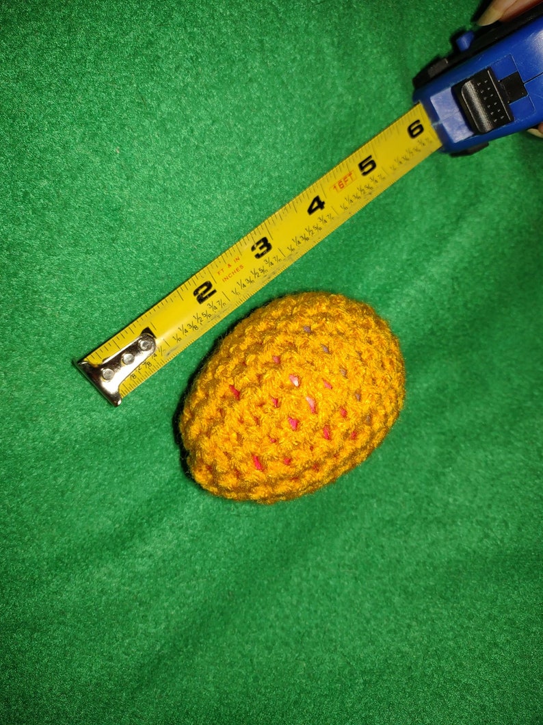 11 Piece Golden Eggs Crochet Shaky/Rattle/Stash Ferret or Pet Toys Eggs Play Bulk Set10 image 8